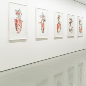 Taiye Idahor, Òkhùo, exhibition view, Tyburn Gallery, 2018.