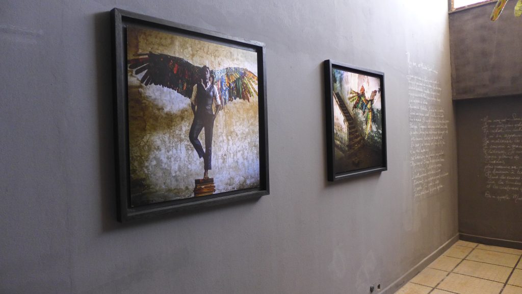 Laeila Adjovi (Benin-France), Malaïka Dotou Sankofa #4 #5, photography series. Installation view, Dak'Art Biennale 2018 "The Red Hour/A New Humanity" curated by Simon Njami. Photo credit: The Sole Adventurer.