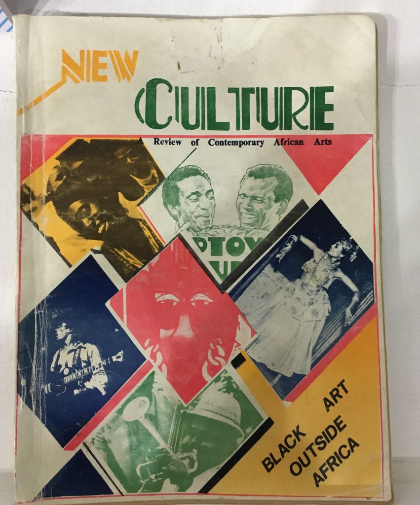 New Culture magazine, "Publishing Against the Grain," Centre for Contemporary Art, Lagos, 2018.