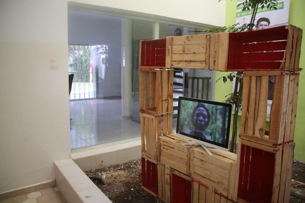 'I Be Lady O' installation at the Heinrich Böll Foundation in Dakar, 2018. Courtesy Fatou Kandé Senghor