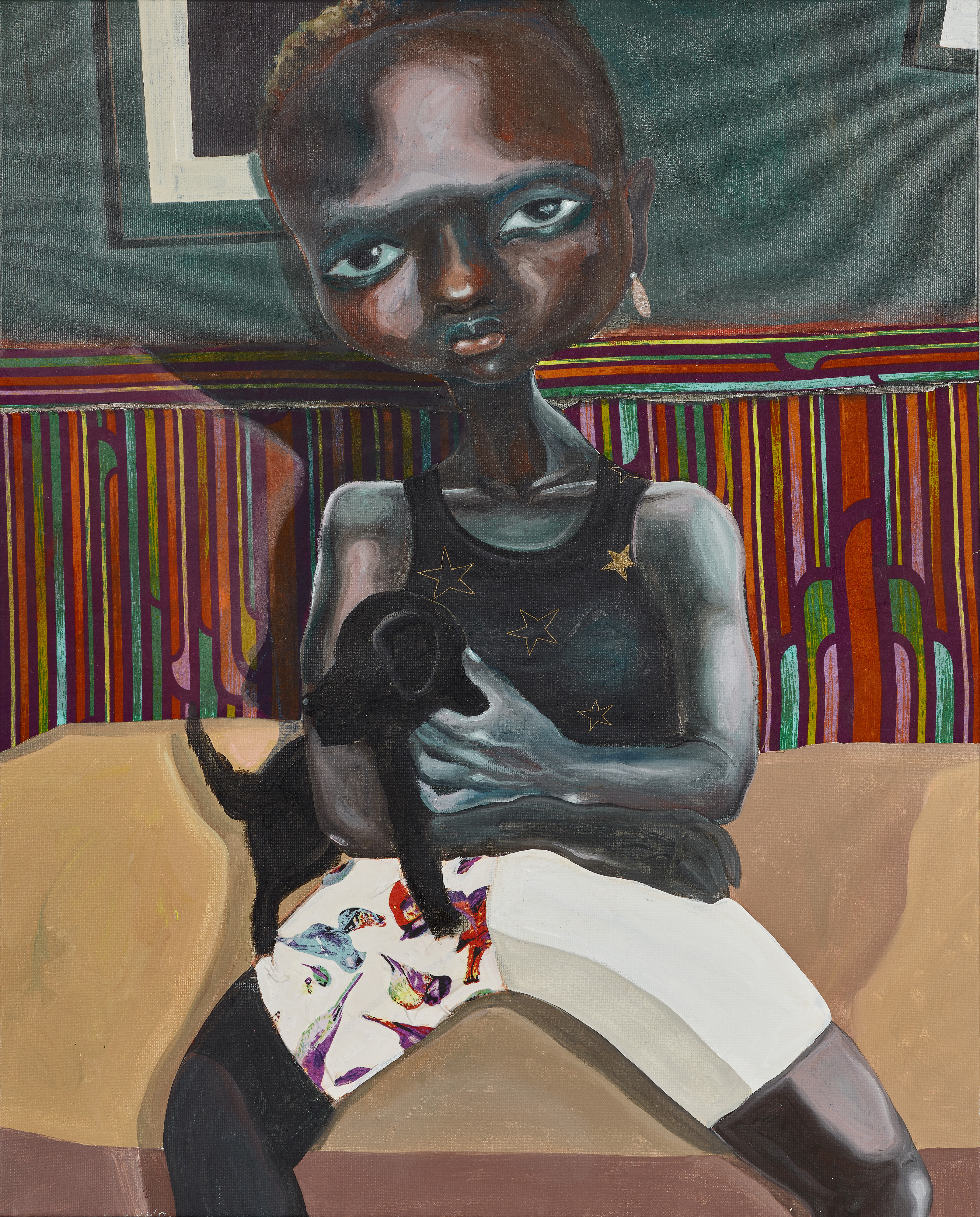 Ndidi Emefiele, 'Washed or Wasted 2', 2018, Courtesy of Rosenfeld Porcini gallery