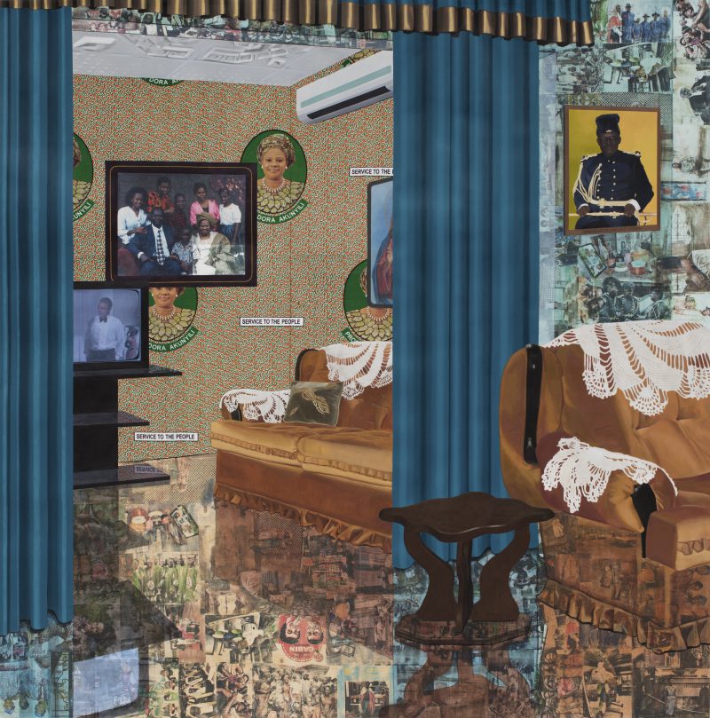 Njideka Akunyili Crosby, Home: As You See Me. 2017 © Njideka Akunyili Crosby