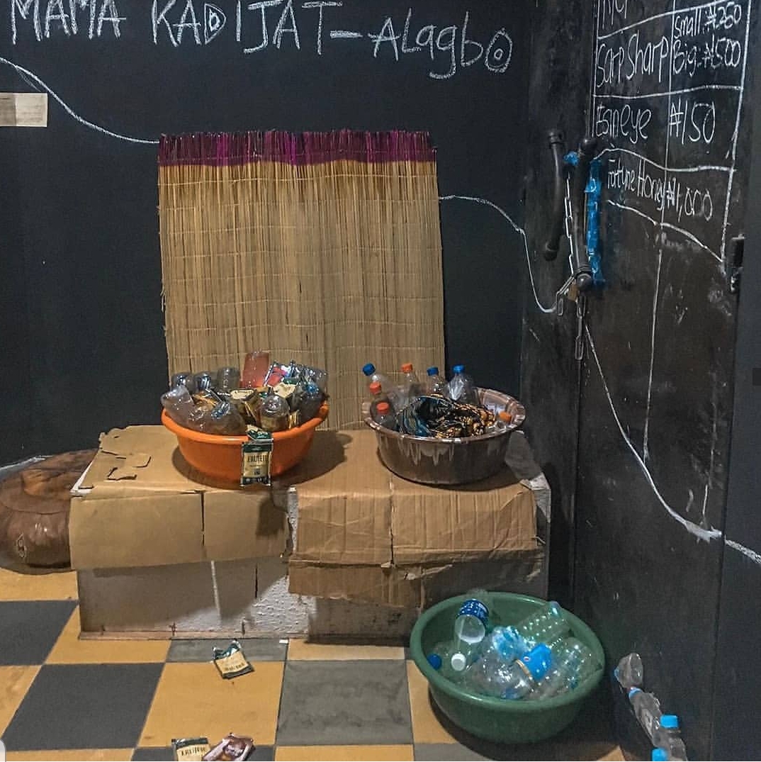 Nene Chidinma, 'Iya Alagbo, Traditional Pharmacist', 2019, installation. Courtesy: RAI