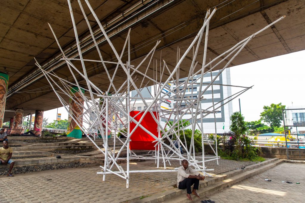 Gaellen Pinnock, "Something to Declare", Installation, LagosPhoto 2019. Photo credit: Benson Ibeabuchi