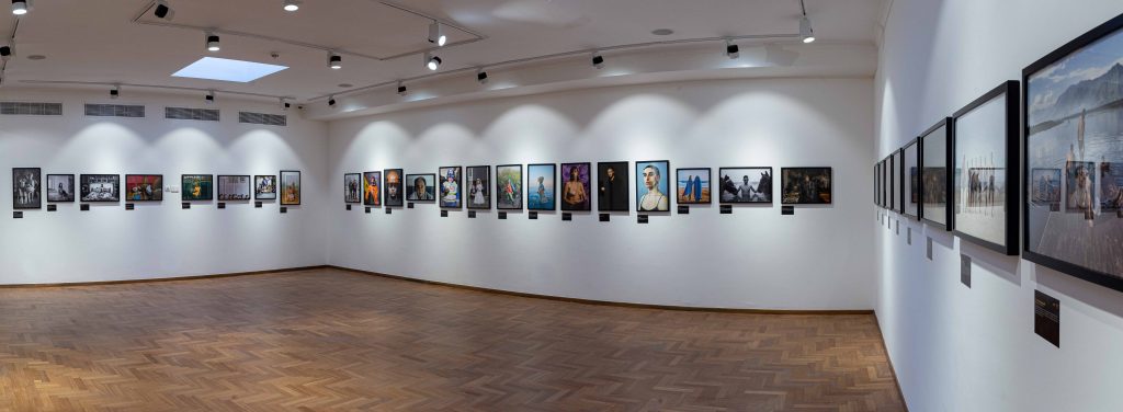 Installation view, "Portraits of Humanity", LagosPhoto 2019. Photo credit: Benson Ibeabuchi