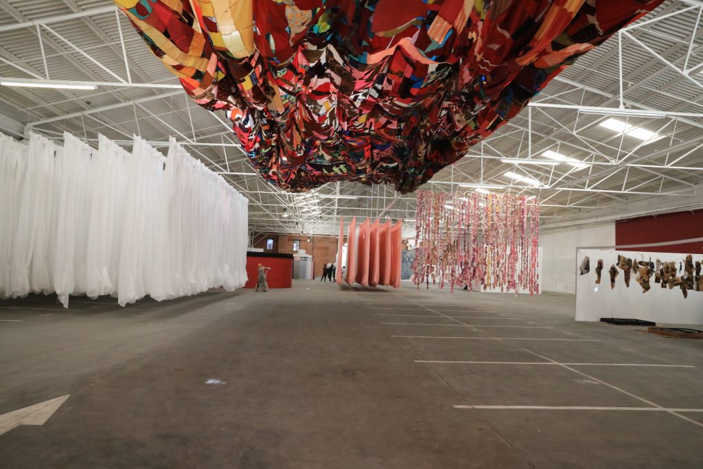 Exhibition view, "Tomorrow there will be more of us", Stellenbosch Triennale 2020, Stellenbosch, South Africa. Photo source: Trevor Chomumwe