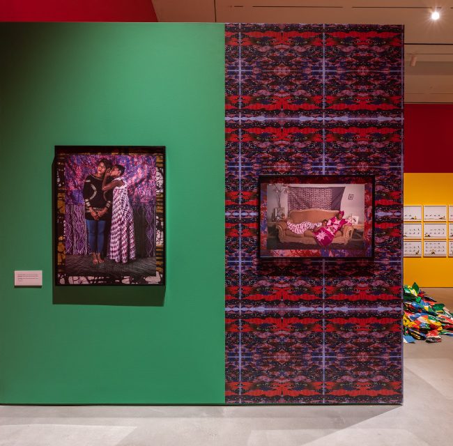 Installation View: "Radical Revisionists", 2020. Photo by Nash Baker, courtesy of Moody Center for the Arts