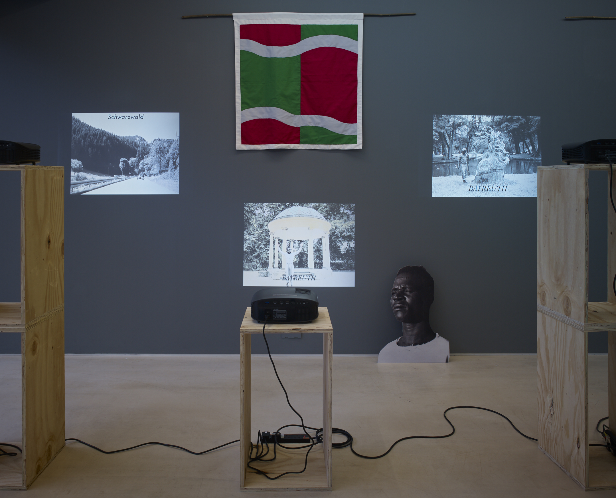 Installation View: Samson Kambalu, "Postcards from the Last Century" at PEER, 2020. Photo by Jackson White