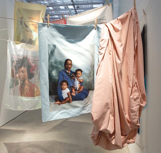 Tyler Mitchell's installation Laundry Line, 2020. Source: Art in America