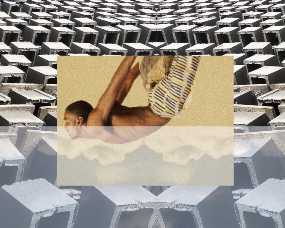 03_Brick, Body and Sky, 2018. Digital Collage. 11/ 2018, Chukwulozie, Hall, Ukoha-Kalu