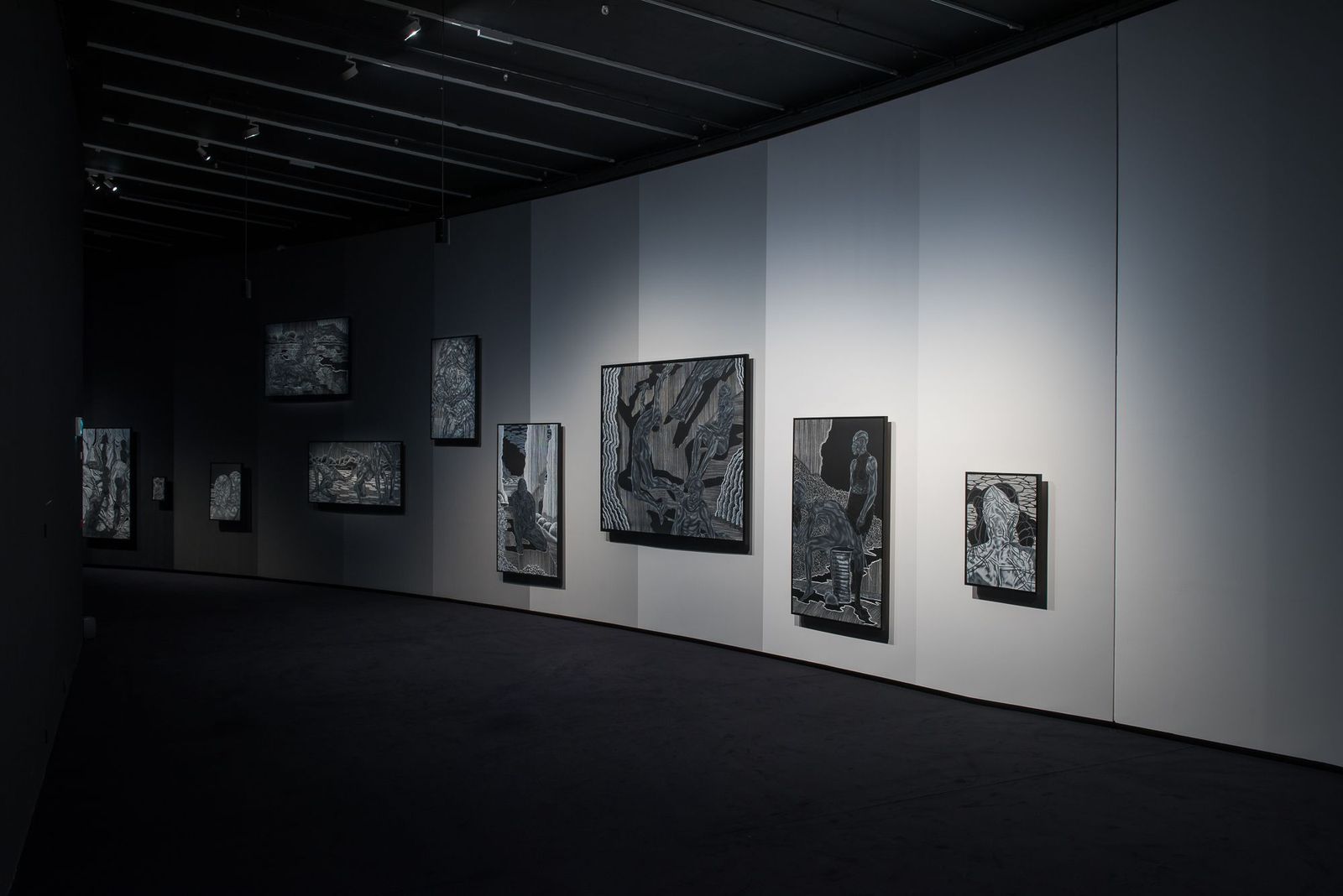 Toyin Ojih Odutola's A Countervailing Theory, 2020 Installation view 