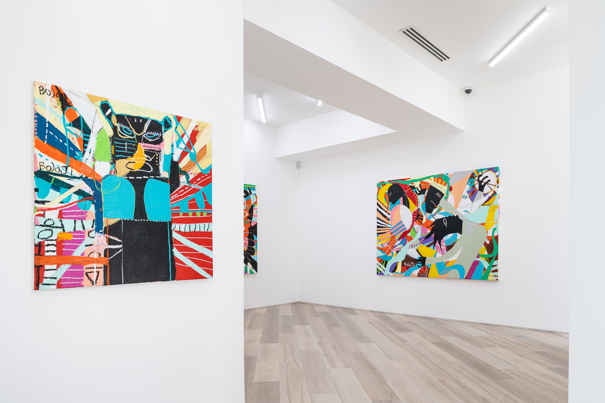 Installation view of “THE POWER AND THE PAUSE”, 2021. Courtesy of BEERS London.