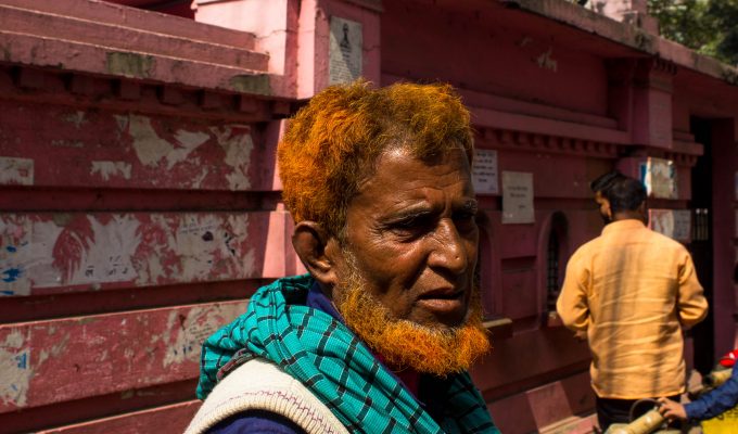 Photo: Henna. Image of man with orange hair.