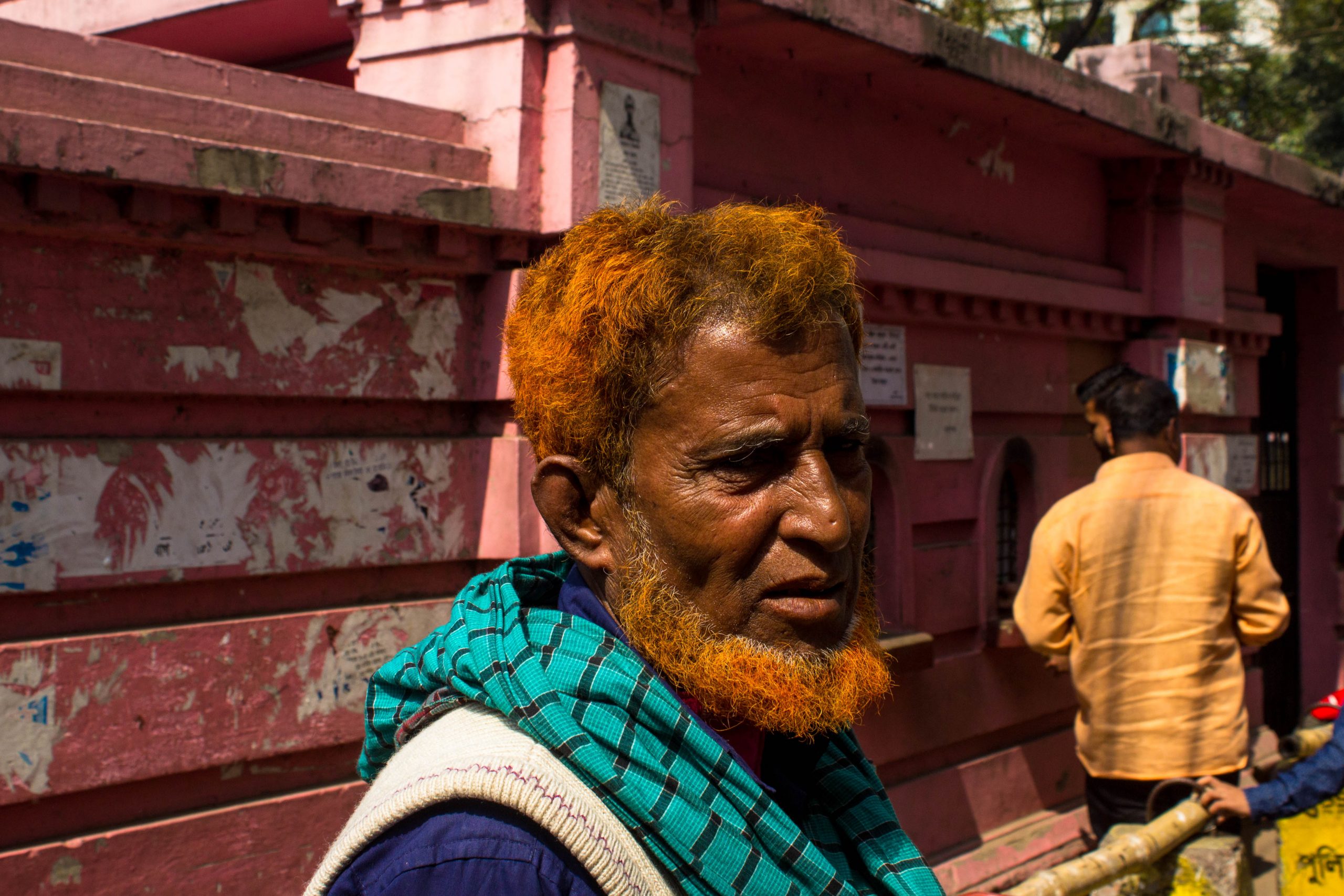 Photo: Henna. Image of man with orange hair.