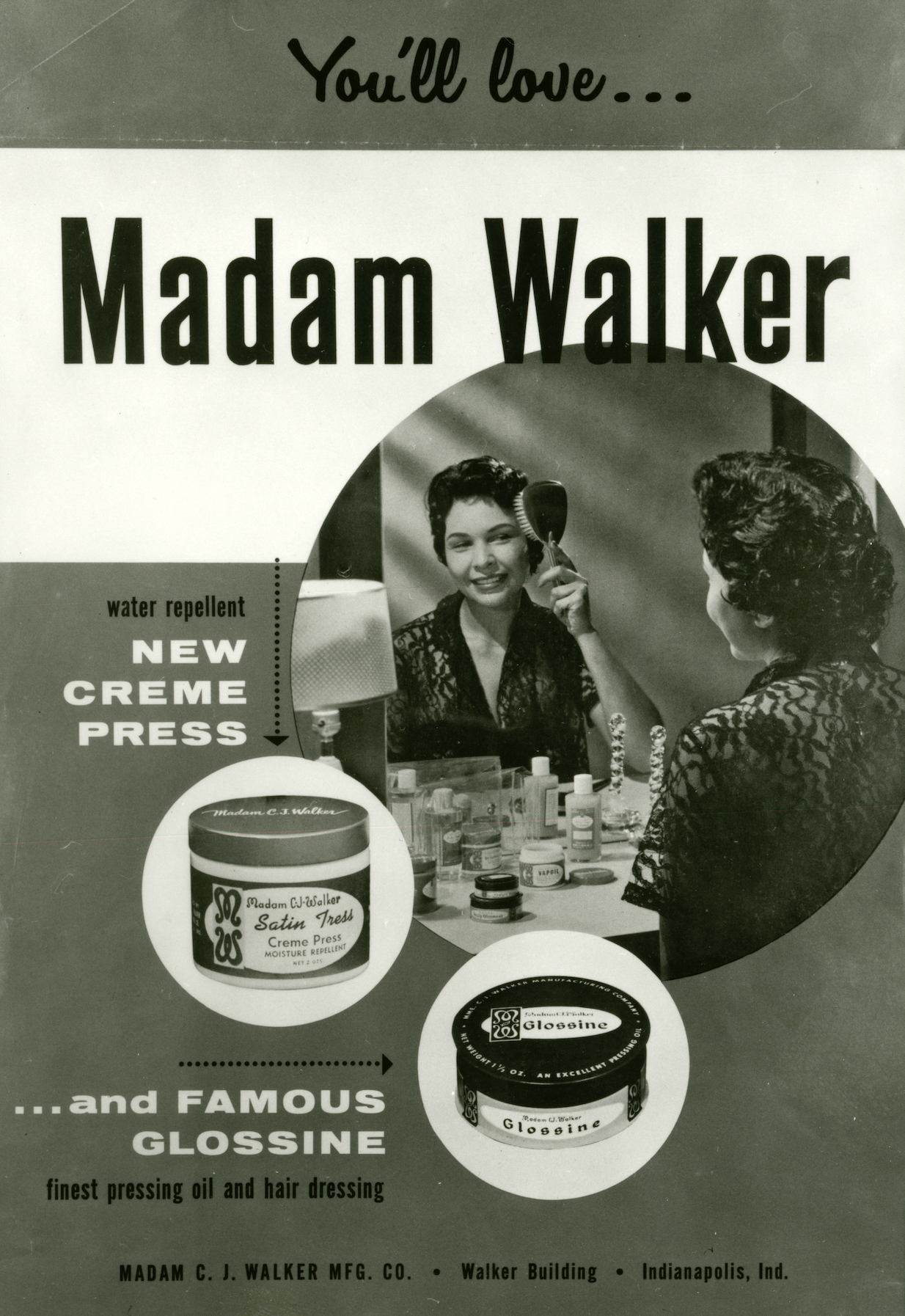 Madam C. J. Walker’s Advertisement ca. 1907. Courtesy of Kent State University Museum