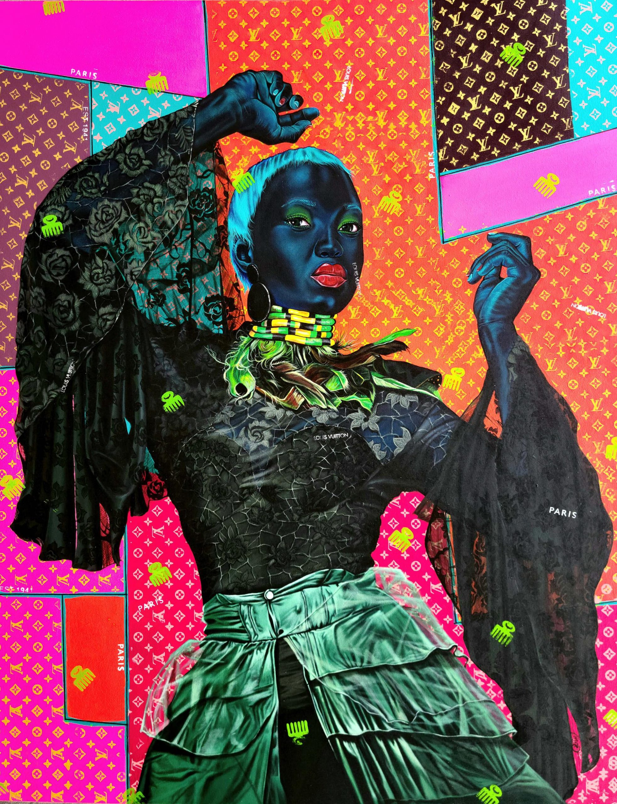 Boris Anje (Anjel), 'The Black Widow', Presented by OOA Gallery via artxlagos.com