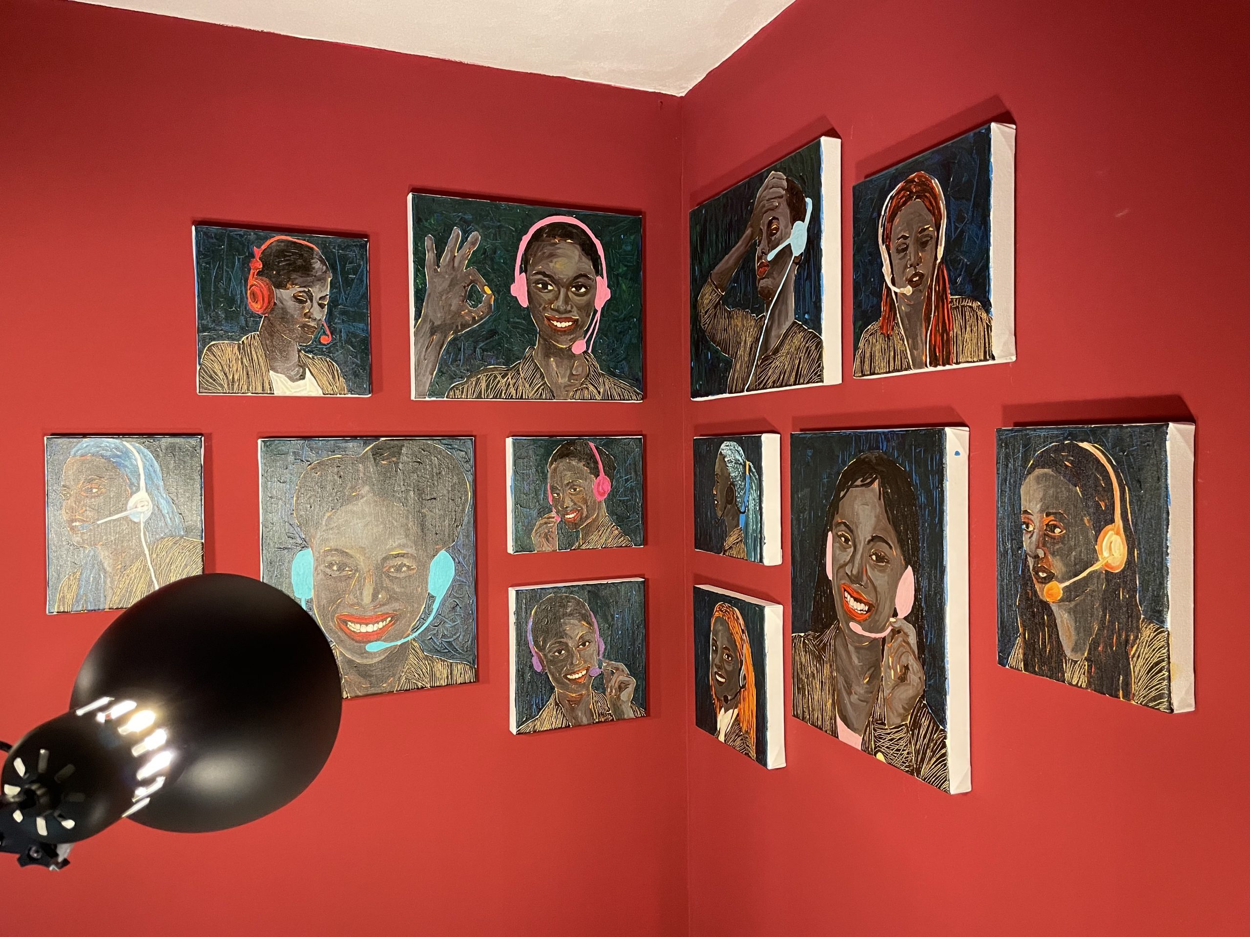 African and Diaspora Artists - Uganda Pavilion, Installation view of "RADIANCE: They dream In Time" curated by Shaheen Merali. Photo credit: Adéọlá Ọlágúnjú for TSA Art Magazine