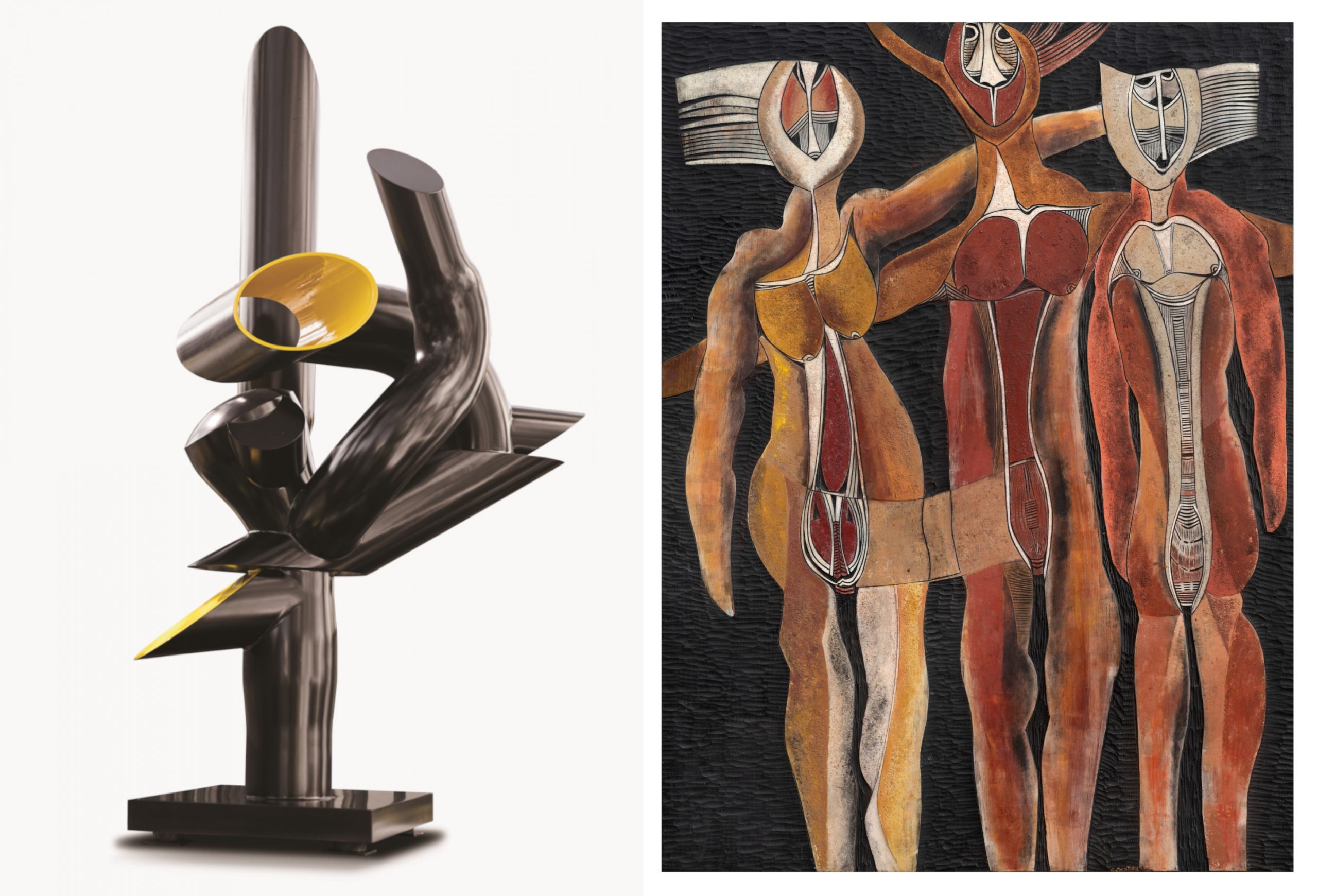 Works by Edoardo Villa and Cecil Skotnes in Aspire Art auction on South African Black Modernists