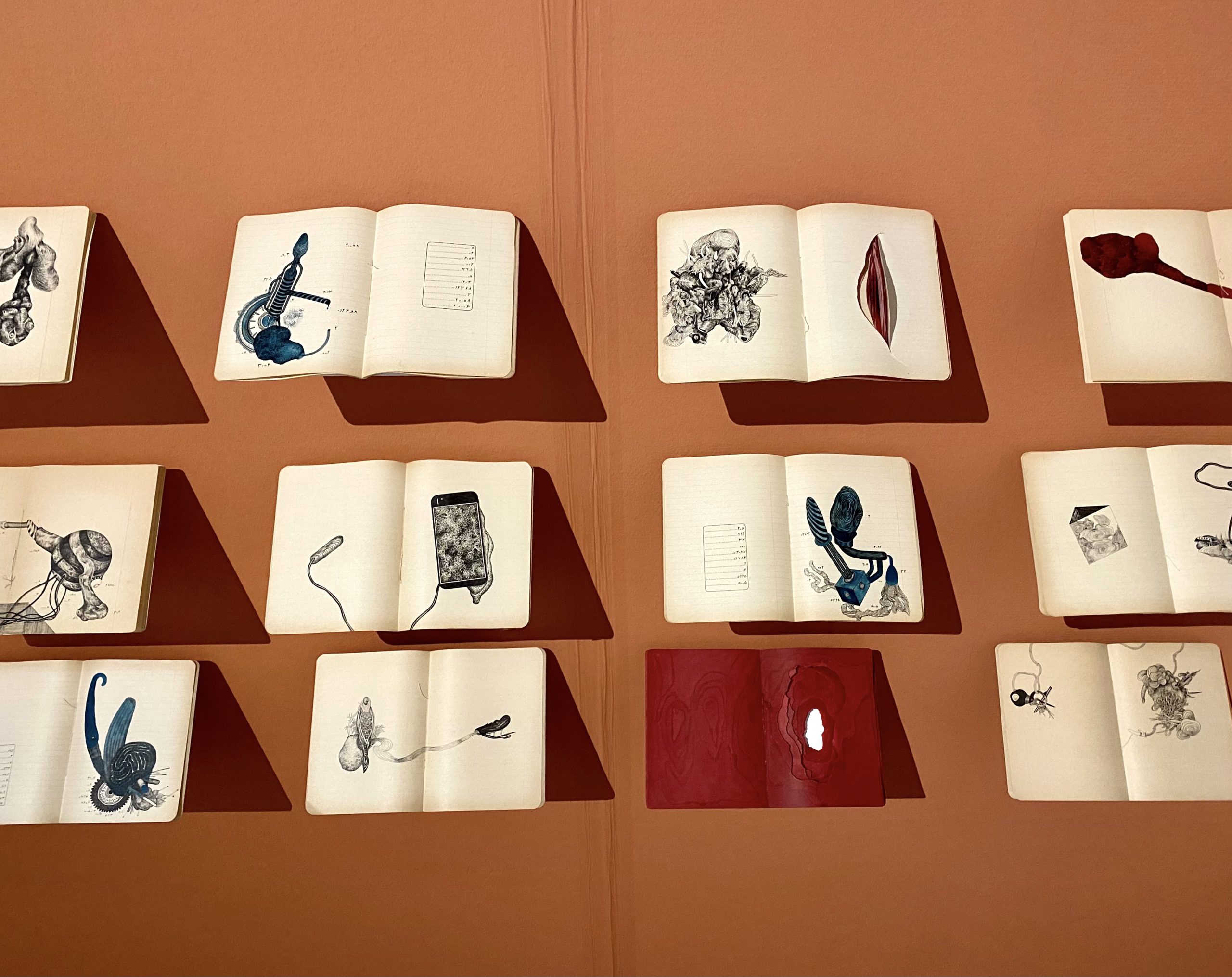 Zinsou Collection, Tunisian artist Aïcha Snoussi showing in 'Kosmogonie', Cobra Museum, 2022. Photo credit: TSA Art Magazine 